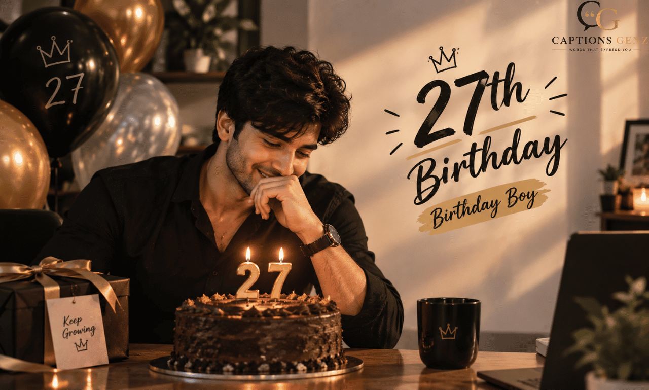 27th Birthday Captions