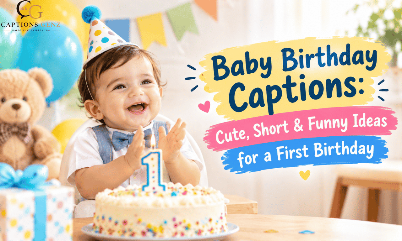 Baby Birthday Captions