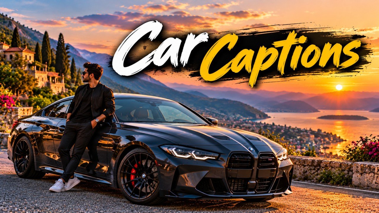 Car captions for Instagram