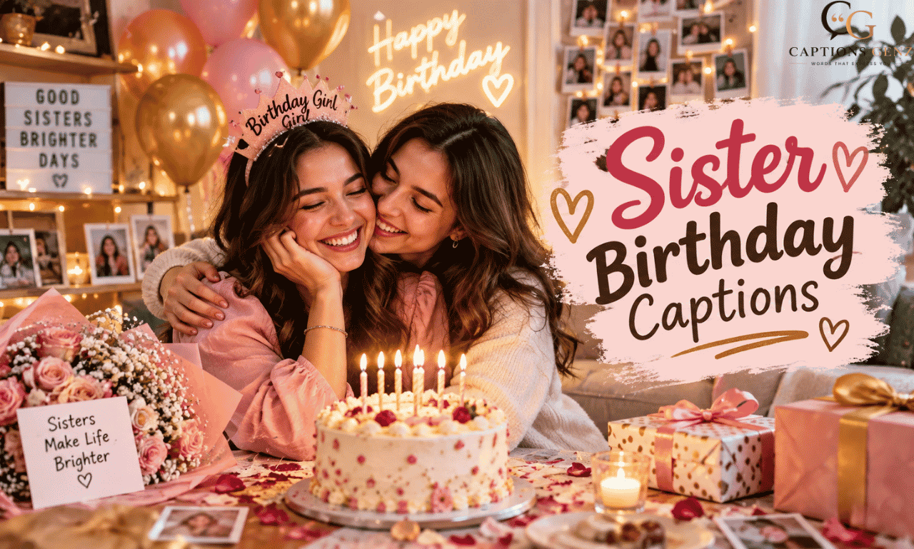 Sister Birthday Captions