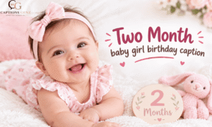 Two Month Baby Girl Birthday Caption