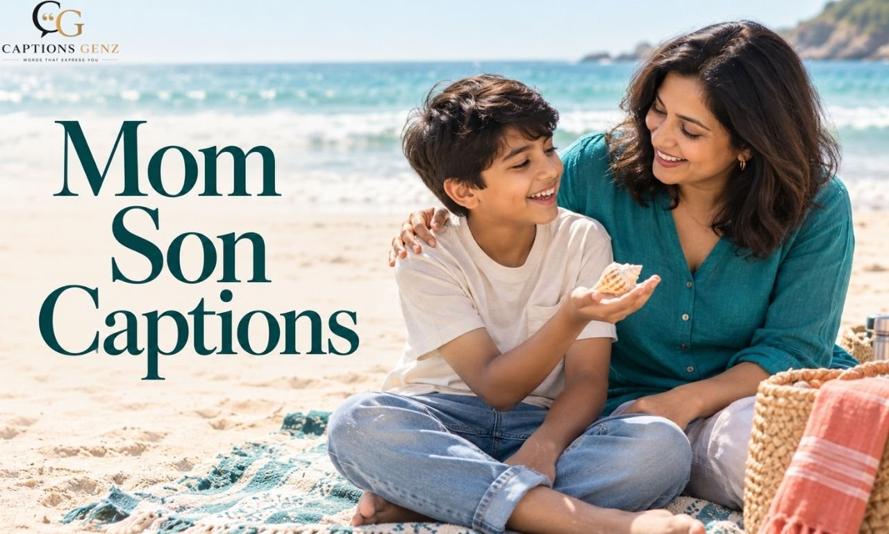 Mom Son Captions