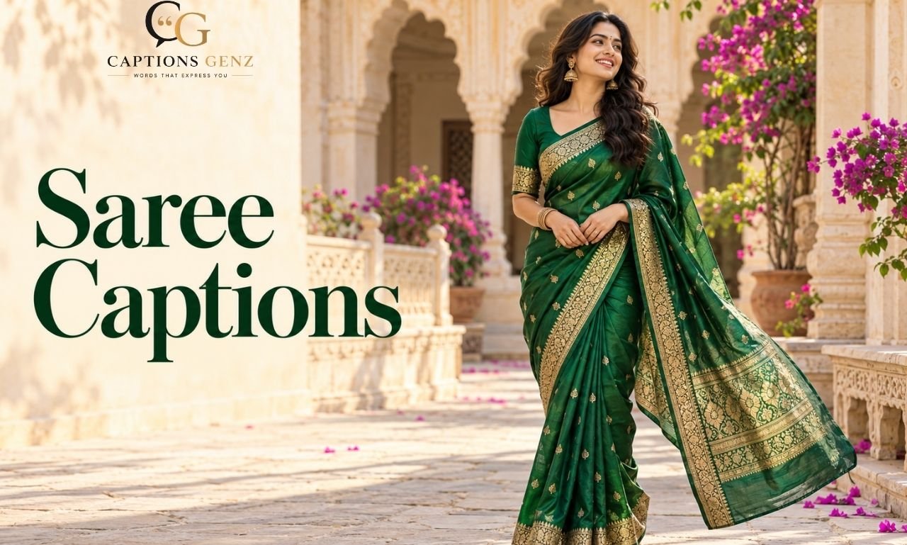 Saree Captions For Instagram