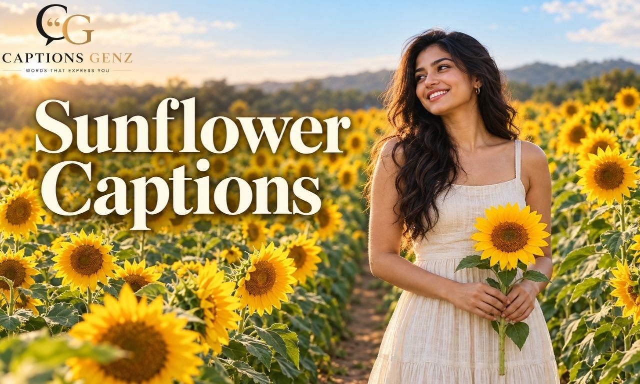 Sunflower Captions For Instagram